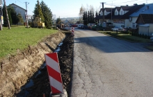 Chodnik w Turzy przed