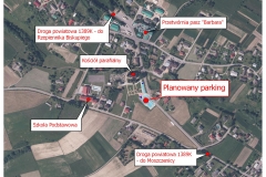 10 planowany parking przy kościele parafialnym w  Turzy