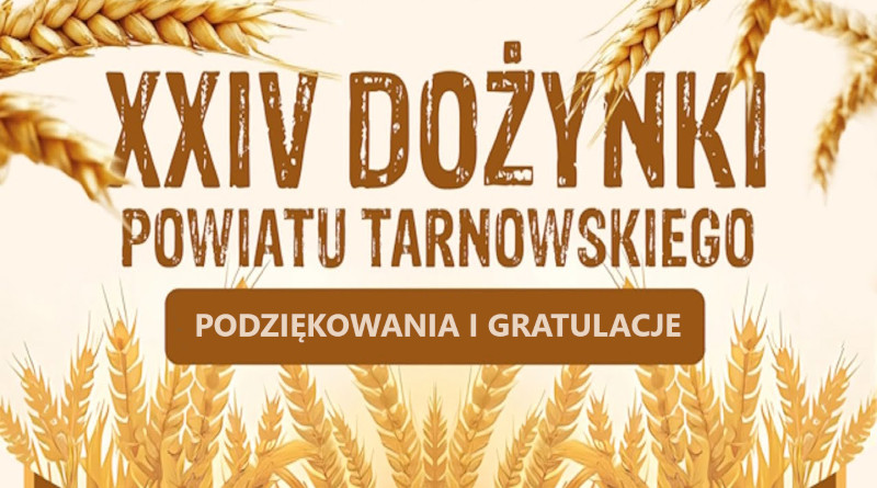 Powiatowe Dożynki 2025 – podziękowania i gratulacje Powiatowe Dożynki 2025 – podziękowania i gratulacje