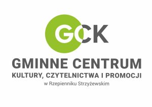 Logo Gminnego Centrum Kultury, Czytelnictwa i Promocji w Rzepienniku Strzyżewskim.